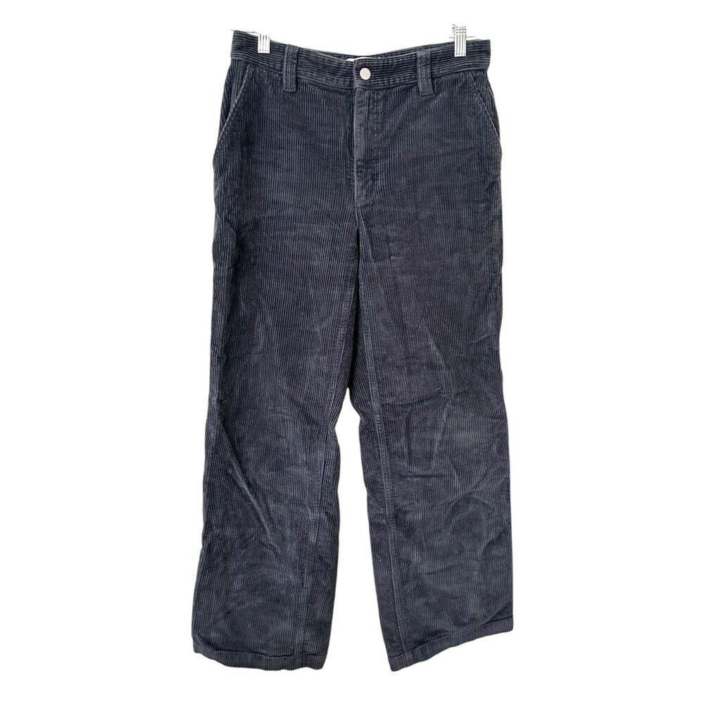 ARITZIA TNA Ripcord Mid-Rise‎ Corduroy Pant Blue/Gray Sz 6